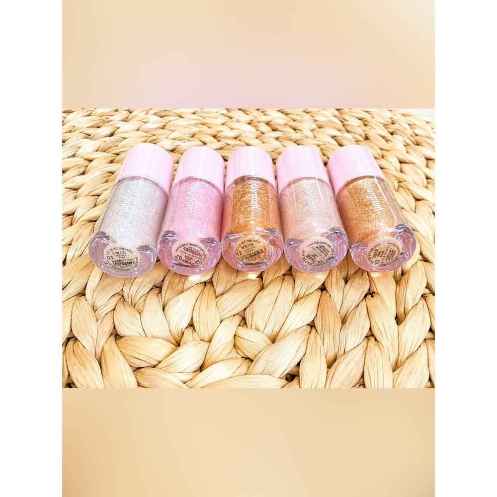 NIB Colorgram Milk Bling Shadow - Rose Gold & Iridescent Set (K-Beauty) - Picture 2 of 10